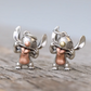 BOCAI Original S925 Sterling Silver Stitch Star Baby, cute Cartoon Pendant for Men and Women Couple Sweater Chain Birthday Gift