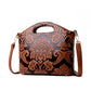 MOTAORA Women Leather Shouder Bag 2025 New High Quality Chinese Style Tote Bags Vintage Embossed Handbag Floral Retro Bag Ladies