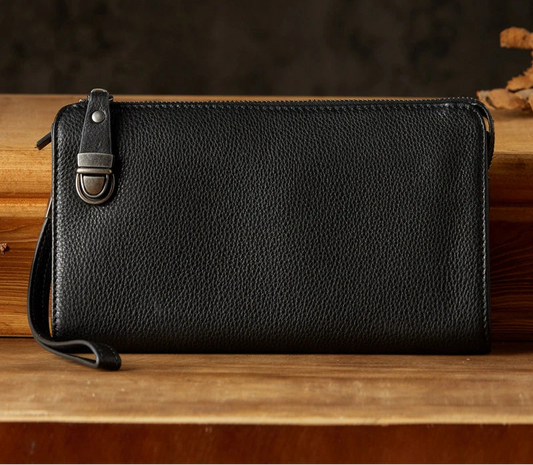 COSMO Men's Wallets- Phone Bags - Leather Handmade Clutch Bag