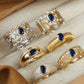 Vintage Gold Castle Enamel Earring 925 Silver Pin Red Agate Crystal Ear Stud Drop Hoop Party Show Wedding Victorian Era Jewelry