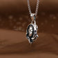 Genuine BOCAI S925 Sterling Silver Pendants for Women Men New Fashion Relief Rose Goddess Punk Vintage Jewelry Wholesale