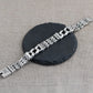 BOCAI NEW S925 Sterling Silver Vintage Personality Peace Pattern Buckle Men's Bracelet