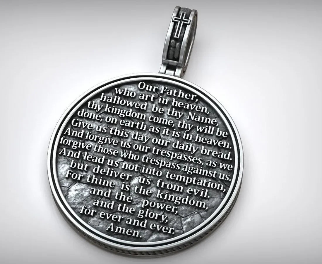 16g Jesus Christ The Last Supper Prayer Leonardo Pendant Religious Art Relief Customized 925 SOLID STERLING Silver High Trendy