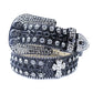 New Unisex Y2K Belt Shine Women Men Plus Size Punk Rhinestone Belt Crystal For Jeans Pants Gift