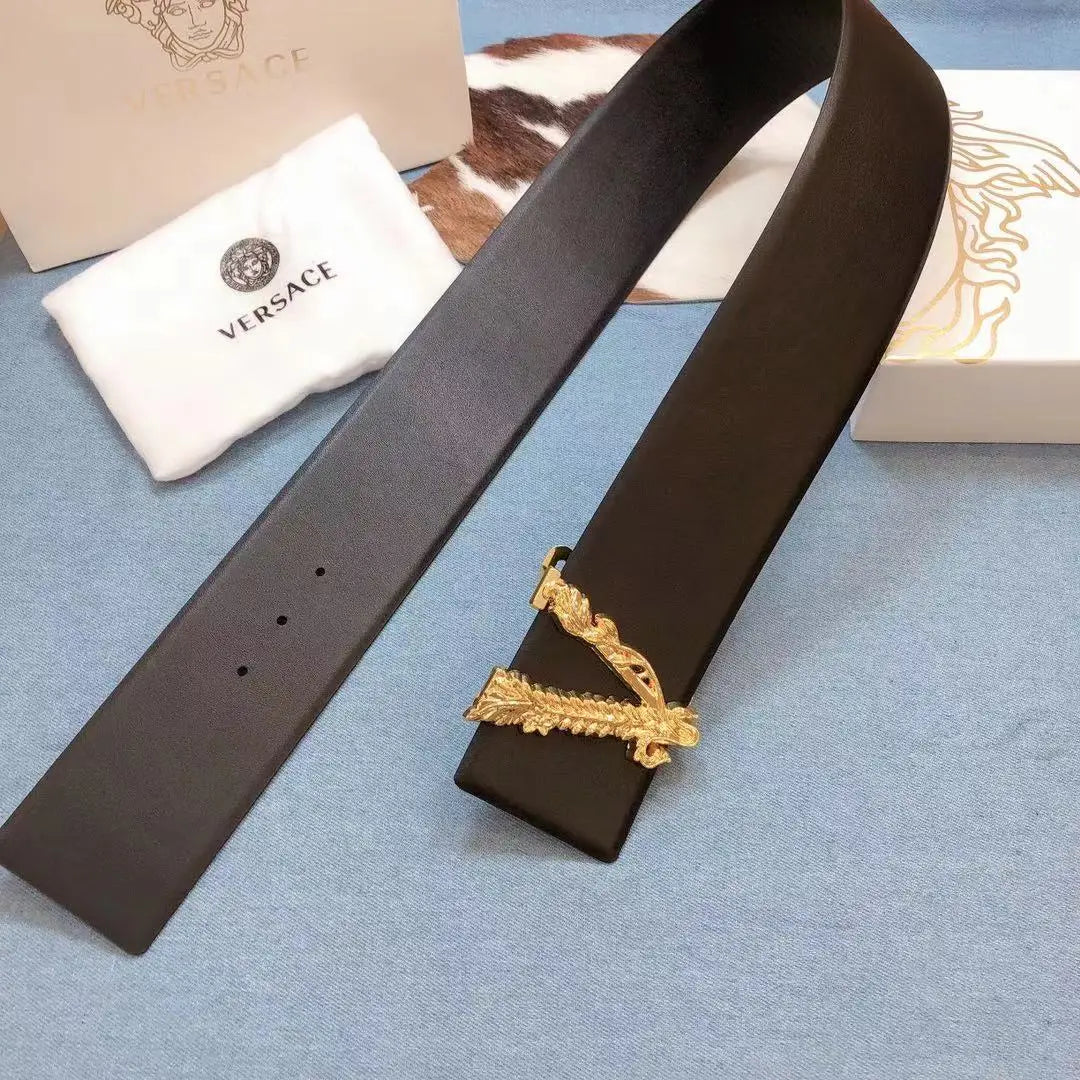 2025 New Wide 7CM Luxury Brand Famous Designer Fashion Reversible Women Belt Ladies Girdle New Leather Belt for womendress