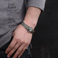Retro national trend tiger year niche Seiko solid design Sterling Silver 925 domineering tiger bracelet for men