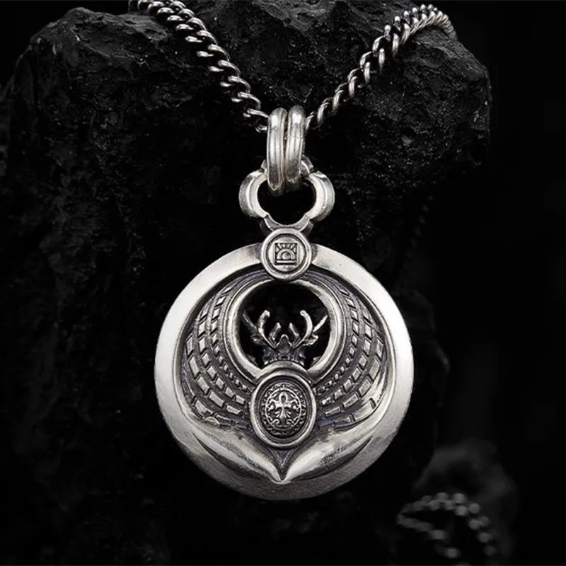 Necklace Pendant Pure 925 Sterling Silver Eye of God Luxury Brand Designer Fine Jewelry Accessories Gift Women Men 2024 New P28