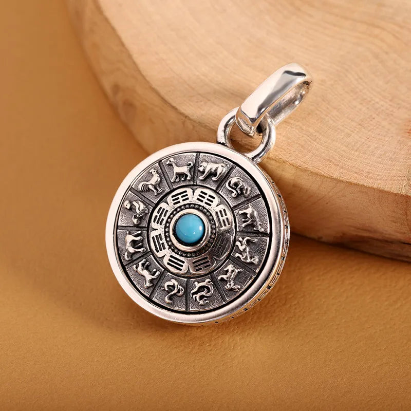 2025 Trend Necklace Pendant Real Sterling Silver 925 Zodiac Signs Vajra Luxury High Quality Jewelry Man Necklace Woman New In P5