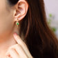 Red Elk Whole Body S925 Sterling Silver Stud Earrings Niche Personality Snake Temperament Retro Light Luxury Earrings Women's Ea