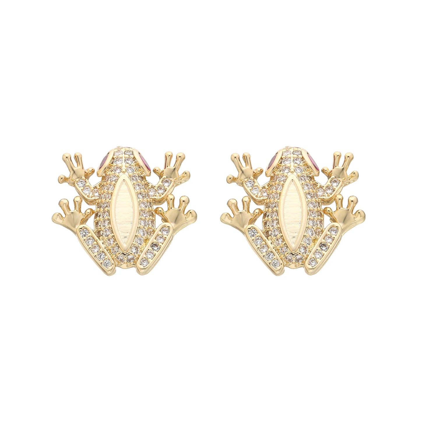 Fashion Small Animal Women's Earrings 14K Gold Plated Retro European and American Style Wholesale Free Shipping