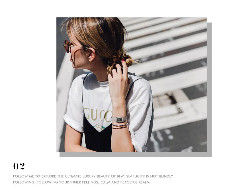 CARNIVAL Fashion Watch for Women Brand Luxury Ladies Square Leather Girls Quartz Wristwatches Waterproof Womens 2025 Reloj Mujer