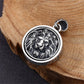 Genuine S925 Sterling Silver Charm Pendants for Women Men New Fashion Relief Lion Head Rotatable Vintage Punk Jewelry Wholesale