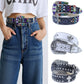 New Unisex Y2K Belt Shine Women Men Plus Size Punk Rhinestone Belt Crystal For Jeans Pants Gift
