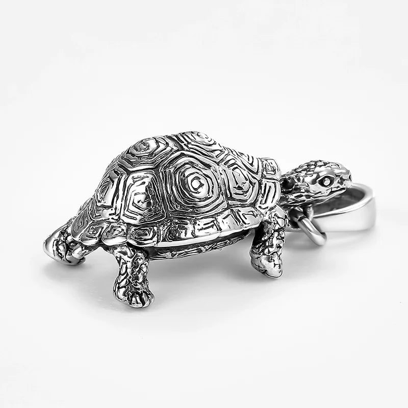 Necklace Pendant Real 925 Sterling Silver Stereoscopic Animals Turtle Luxury Brand Fine Jewelry Woman Man 2025 Envíos Gratis P31