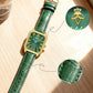 Casual fashion leather belt women's watch light luxury retro women's watch square women's watch high-end luxury