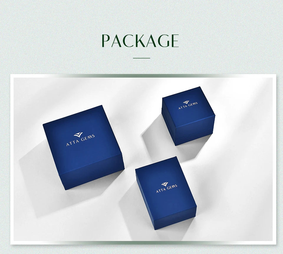 ATTAGEMS Vintage 925 Sterling Silver Lab Grown Moissanite Diamonds Emerald Gemstone Oval Cut Earrings Fine Jewelry Wholesale