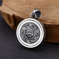 Genuine S925 Sterling Silver Charm Pendants for Women Men New Fashion Relief Lion Head Rotatable Vintage Punk Jewelry Wholesale