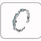 F.I.N.S S925 Sterling Silver Irregular Shaped Hoop Earrings Enamel Zircon Small Piercing Ear Buckles Retro Old Fine Jewelry