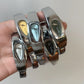 New y2k shaped teardrop bracelet watch female couple exquisite light luxury senior sense of antique millennium wind quartz watch