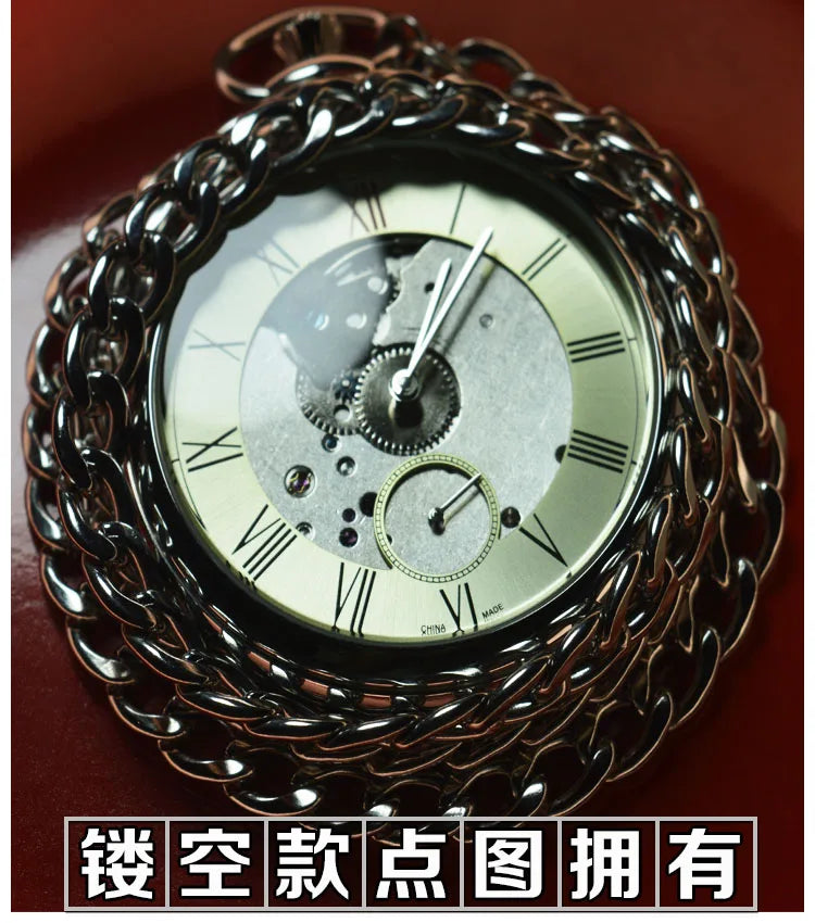 Men's mechanical pocket watch 6497 hand-wound manual mechanical movement niche classic vintage bracelet