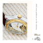 Ladies Flywheel double hollowed luxury fashion casual luminous leather watch with automatic mechanical waterproof wristwatch
