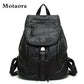 Women's Sheepskin Leather Backpack Genuine Leather Soft Casual Backpack for Women Everyday Lightweight MOTAORA