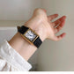2026 New Luxury Watch Retro Classic Square Leather Quartz Watch Women High Texture Quality Ladies Watch Gift for Women