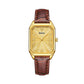 Casual fashion leather belt women's watch light luxury retro women's watch square women's watch high-end luxury