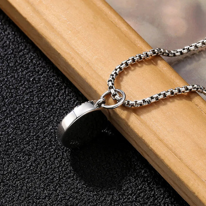 Pendant 100% Sterling Silver 925 Mantra Luxury Fine Jewellery Woman Man 2025 Trend Vintage Necklace Pendant Genuine Goods P17