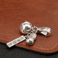 NEW  S925 Pure Silver Retro Auspicious Event Persimmon Peanut Tassel Men's And Women's Personality Pendant