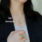 TIYINUO Authentic AU750 Real 18K Real Gold Ancient Coin Athena Owl Pendant Twisted Rope Necklace Delicate Gift For Woman Jewelry