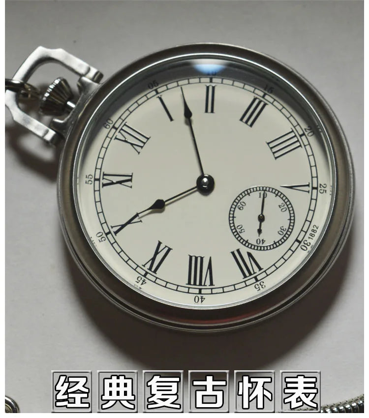 Men's mechanical pocket watch 6497 hand-wound manual mechanical movement niche classic vintage bracelet