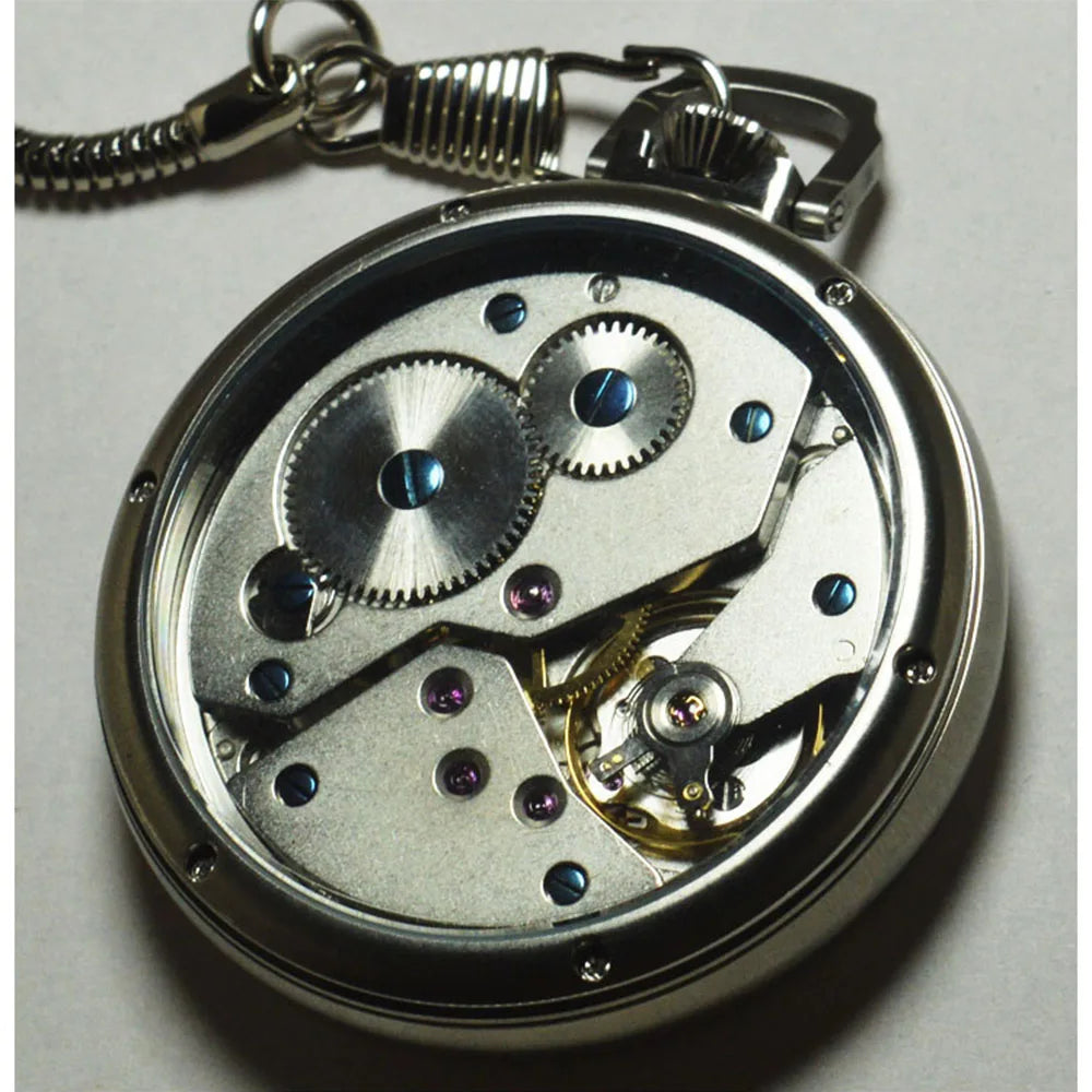 Men's mechanical pocket watch 6497 hand-wound manual mechanical movement niche classic vintage bracelet