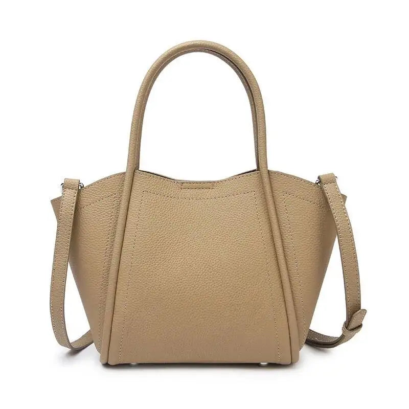 MOTAORA Women's Genuine Leather Crossbody Bag, Fashion Casual Shoulder Bag for Ladies, Cowhide Handbag, Trendy Women's Purse