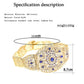 Neovisson Algeria High Quality 18K Gold Color Belt For Women Wedding Dress Waist Belt Chain Full Crystal Ladies Favorite Gift
