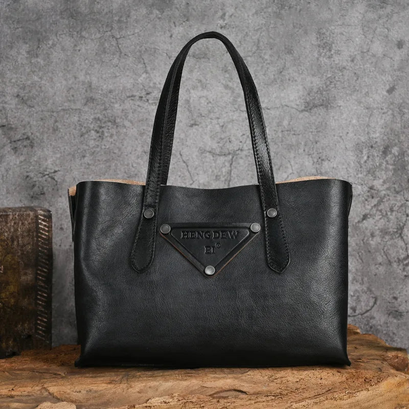 MOTAORA New Genuine Leather Women's Handbag Vintage Cowhide Large Capacity Crossbody Trave Bag Female Solid Shoulder Tote Bags