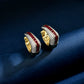 WUIHA Vintage 100% 925 Sterling Silver Lab Sapphire Ruby High Carbon Diamonds Wedding Engagement Hoops Earrings Fine Jewelry