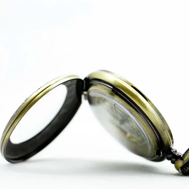Unique Fashion Personality Creative Pocket Watches Mechanical Hand-winding For Men Women High Quality Antique Retro Fob Watch