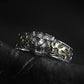 Retro national trend tiger year niche Seiko solid design Sterling Silver 925 domineering tiger bracelet for men