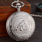 Mechanical Pocket Watch Luxury Antique Skeleton Men Steampunk Mechanical Fob Watches Clock Pendant Hand-winding Relogio De Bolso
