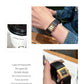 Guou Women Quartz Watch Luxury Clock Fashion Vintage Orologio Retro Classic Black Gold Square Reloj Ladies Leather Wrist Watches