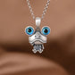 S925 Silver Charm Pendant Retro Personality Cute Big Eyes Frog Pendant Women's Fashion Creative Jewelry
