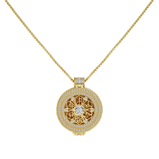 HOT SALE S925 Silver Necklace Women's Retro Light Luxury Design Geometric Transport Necklace Women's Product