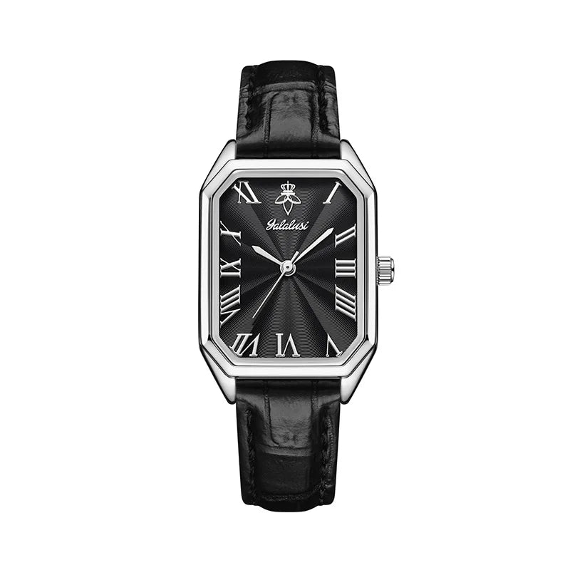 Casual fashion leather belt women's watch light luxury retro women's watch square women's watch high-end luxury
