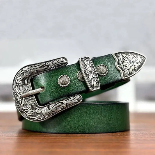 Women Leather Belt Fashion Belt Women Europe and the retro style Belt Female Brand Waistband Vintage belt 2.8cm