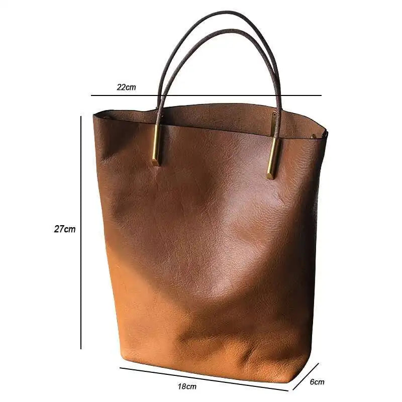 MOTAORA Genuine Leather Shoulder Bag for Women Vintage Crossbody Purse Casual Tote Bag Boho Retro Travel Handbag Stylish Luxury