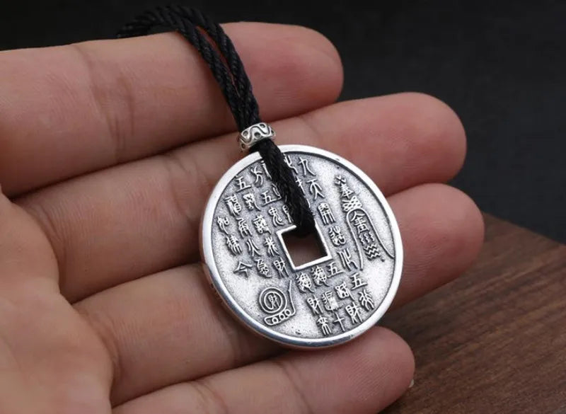 Necklace Pendant Real 925 Sterling Silver Amulet Tai Chi Eight Trigrams Luxury Brand Fine Jewelry Woman Man 2025 Love Gift P17