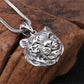 S925 Sterling Silver Charms Pendants for Women Men New Fashion Hollow Retro 3D Tiger Head Zircon Eyes Punk Jewelry Wholesale