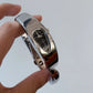 New y2k shaped teardrop bracelet watch female couple exquisite light luxury senior sense of antique millennium wind quartz watch