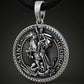 15g Saint George and the Dragon Round Pendant  Customized 925 SOLID STERLING Silver High Trendy